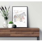 Horse illustration - Simple poster