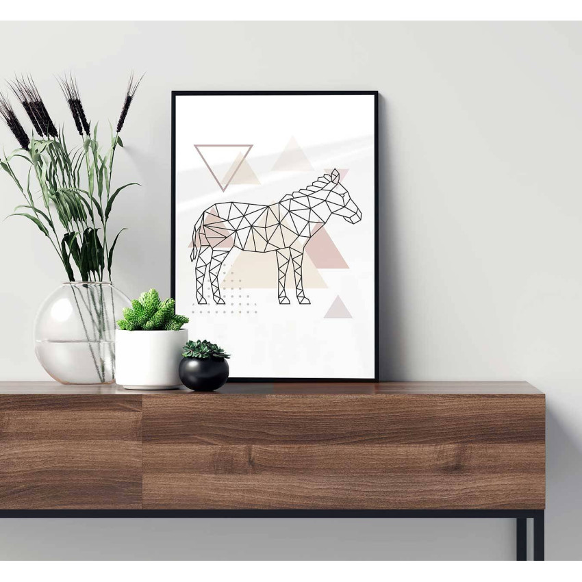 Horse illustration - Simple poster