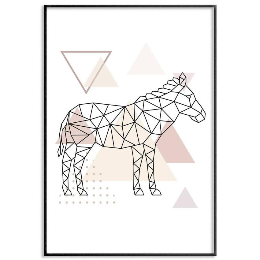 Horse illustration - Simple poster