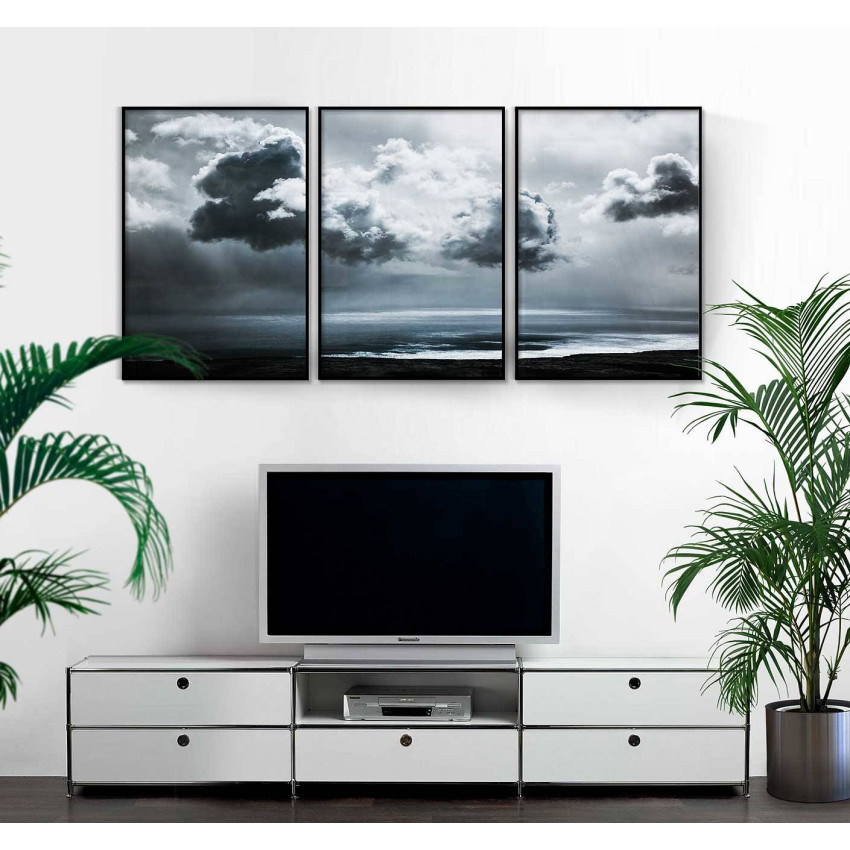 Sky full of clouds - Three piece poster