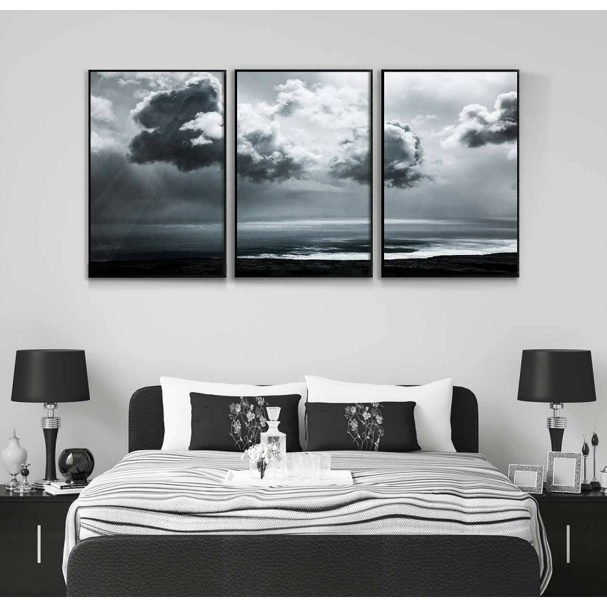 Sky full of clouds - Three piece poster