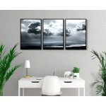 Sky full of clouds - Three piece poster