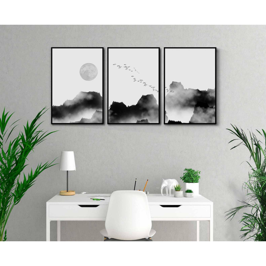 Nature landscape - Three piece poster
