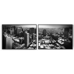 Panorama cityscape - Poster in two pieces