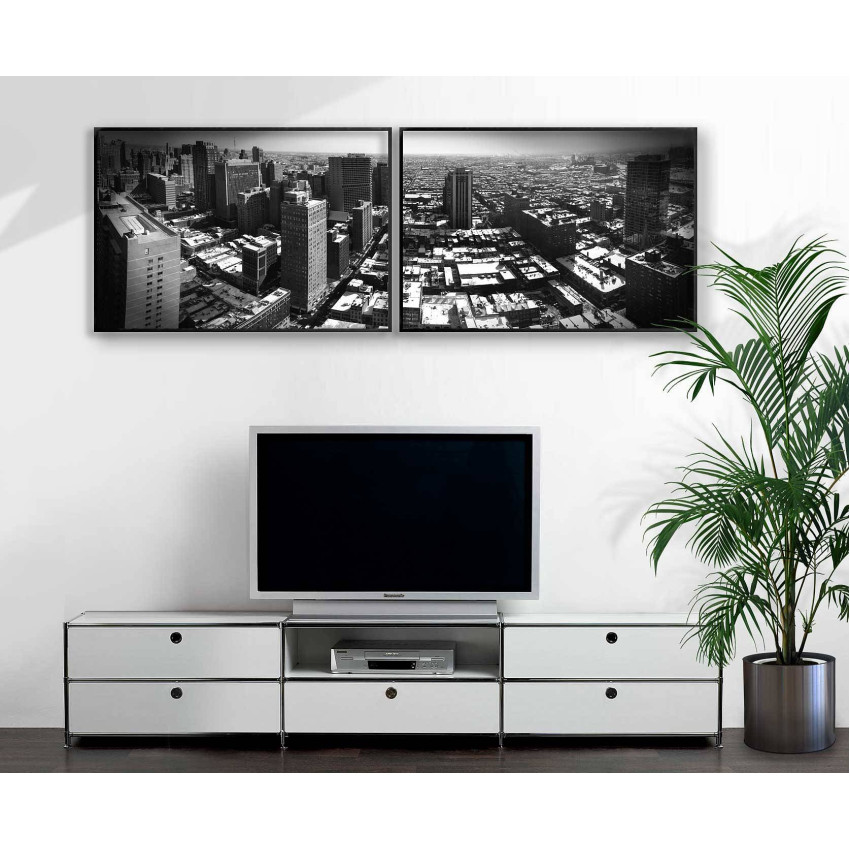 Panorama cityscape - Poster in two pieces