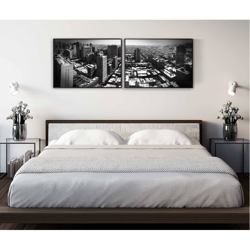 Panorama cityscape - Poster in two pieces