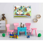 Roads and cars - Kids poster