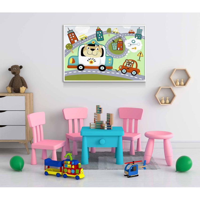 Roads and cars - Kids poster