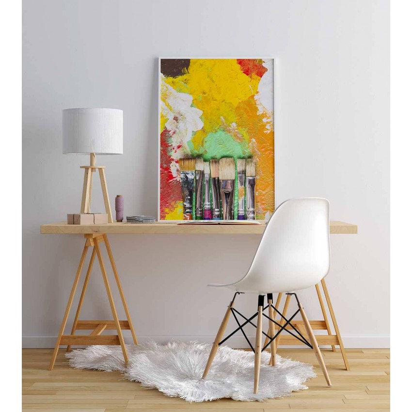 Abstract painting - Creative paint poster