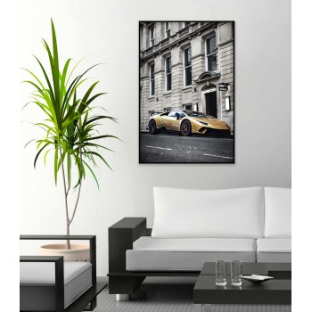Cool sports car poster