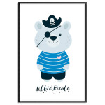 Pirate teddybear - Simple kids poster