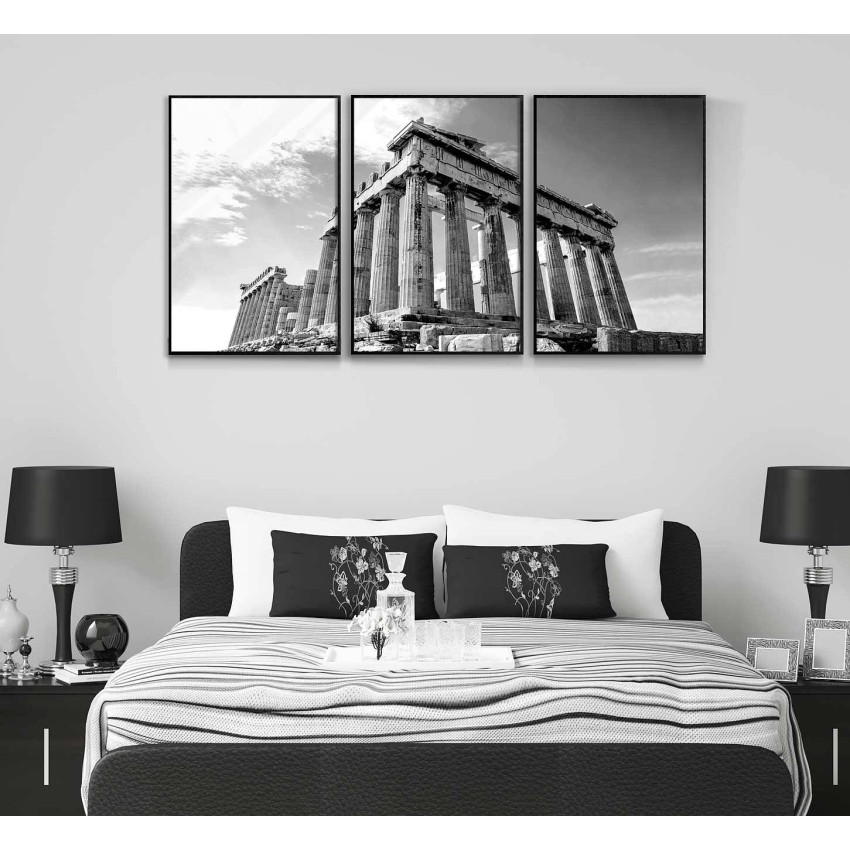 Roman temple - Three piece poster