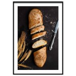 Bread slices - Simple kitchen poster