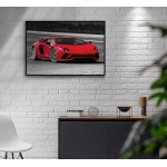Lamborghini sports car - Poster in multi colors
