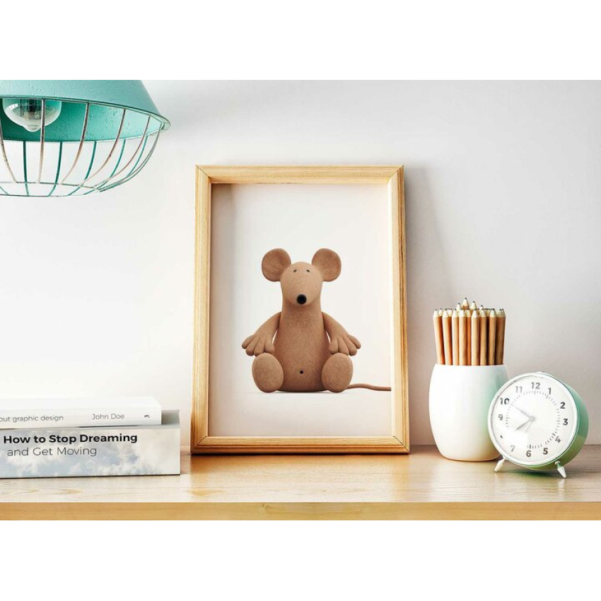 Brown teddybear - Cute kids poster