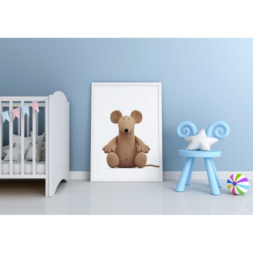 Brown teddybear - Cute kids poster