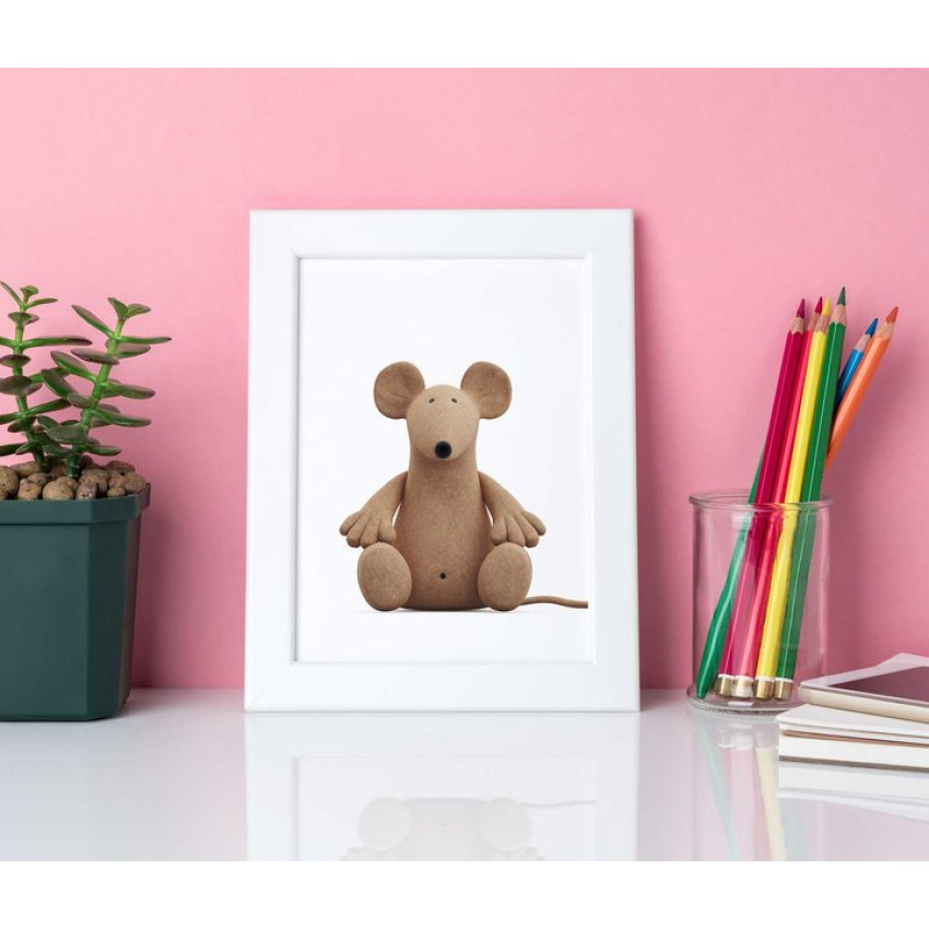 Brown teddybear - Cute kids poster