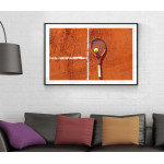 Tennis racket - Sports poster