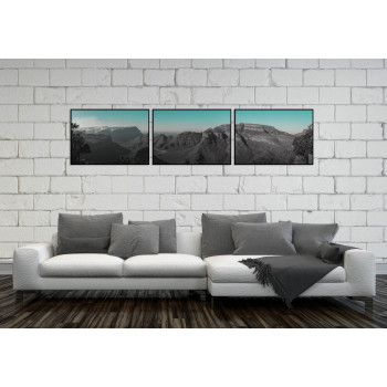 Three Piece Panorama Poster - Nature and Mountains