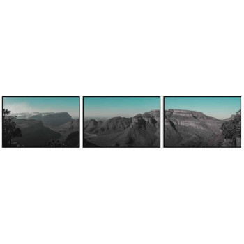 Three Piece Panorama Poster - Nature and Mountains