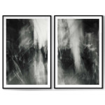 Abstrakt och stilrent - Svartvita posters