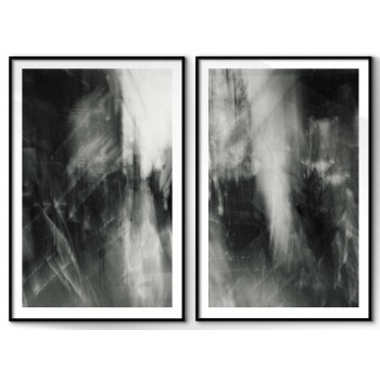 Abstract art - Black & white posters