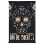 Dia De Muertos Skull and Flowers - Big Poster