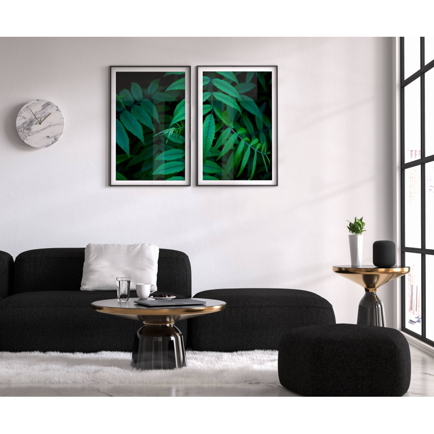Green Leaves - Two Piece Poster