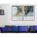 Palm trees by the Beach - Two Piece Poster