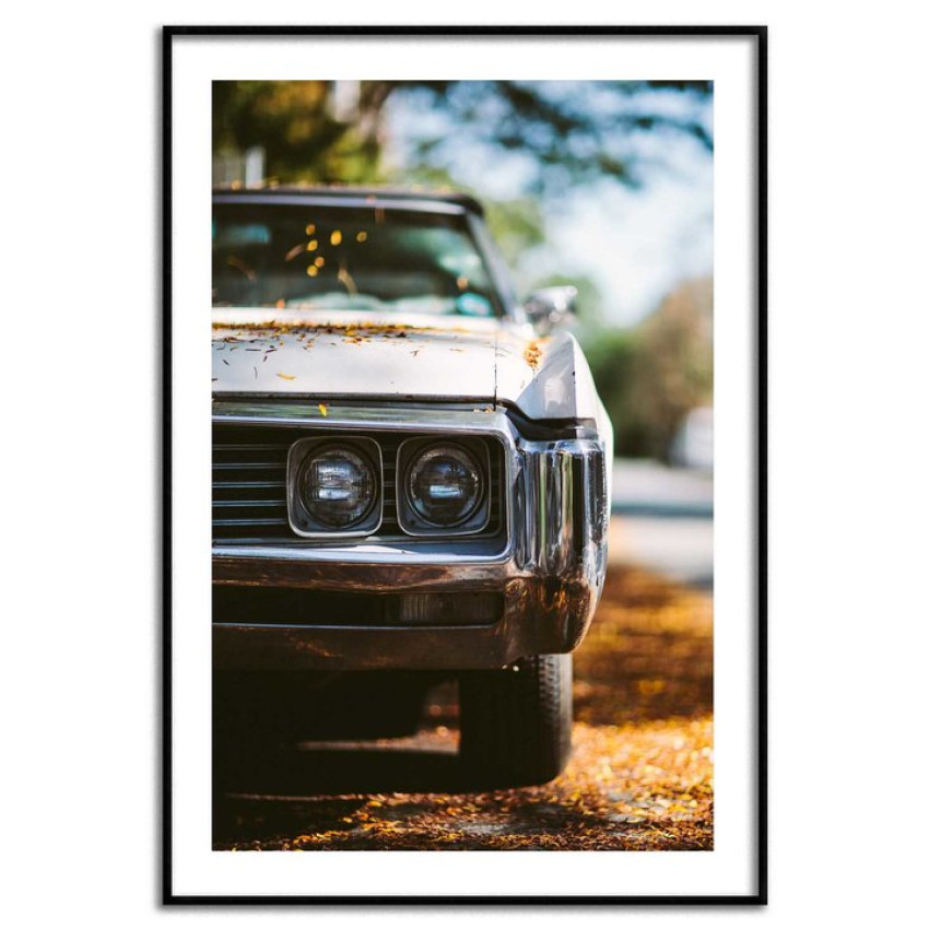 Retro American car - Poster - SwedeArts