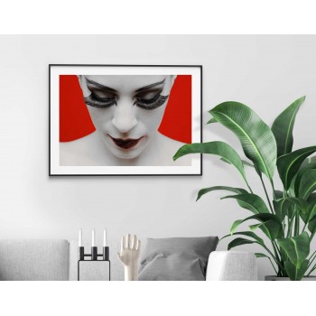 Fashion girl - Abstract people poster