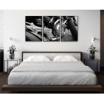 Abstract motorcycle - Three piece poster