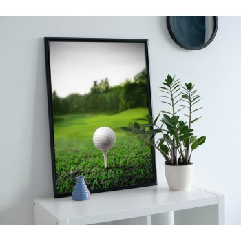 Golf ball & tee - Sports poster