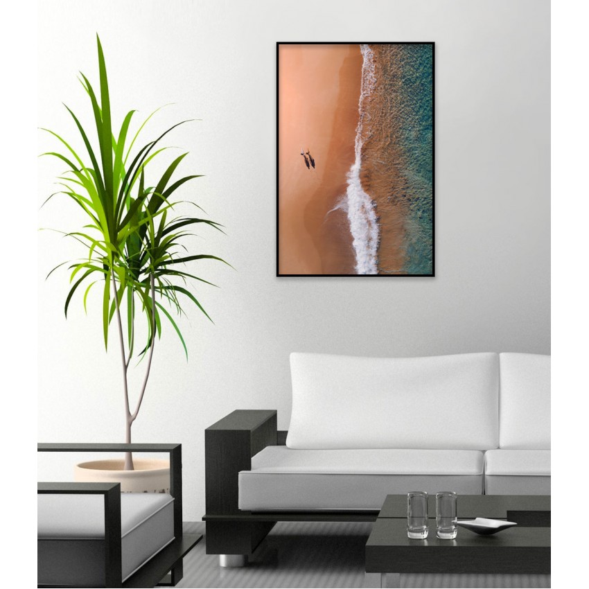 Surfare på en Beach - Tavla Surfare på en Beach - Tavla