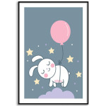 Cute rabbit - Kids poster