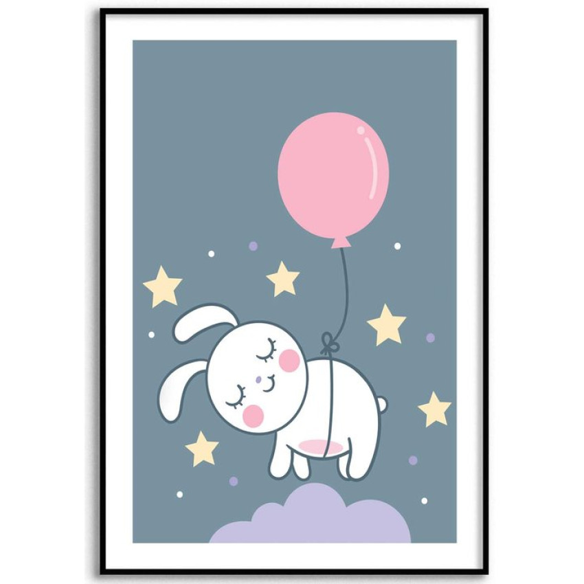 Cute rabbit - Kids poster