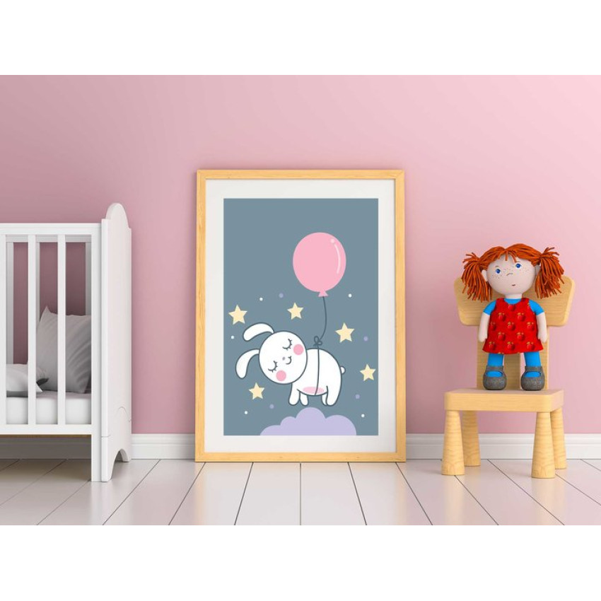 Cute rabbit - Kids poster