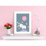 Cute rabbit - Kids poster