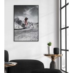 Skiing - Abstract extreme sports poster