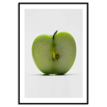 Green apple - Trendy kitchen poster