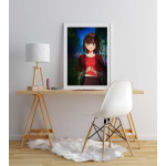 Anime girl - Simple & colorful kids poster