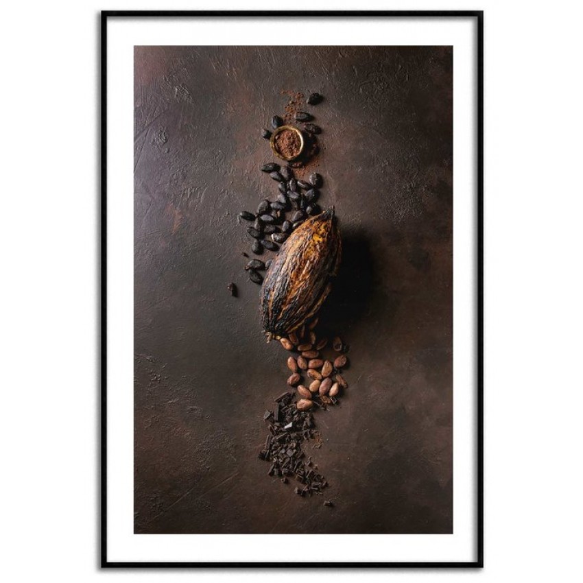 Kakao & bönor - Elegant affisch
