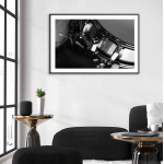 Virveltrumma - Abstrakt musik poster