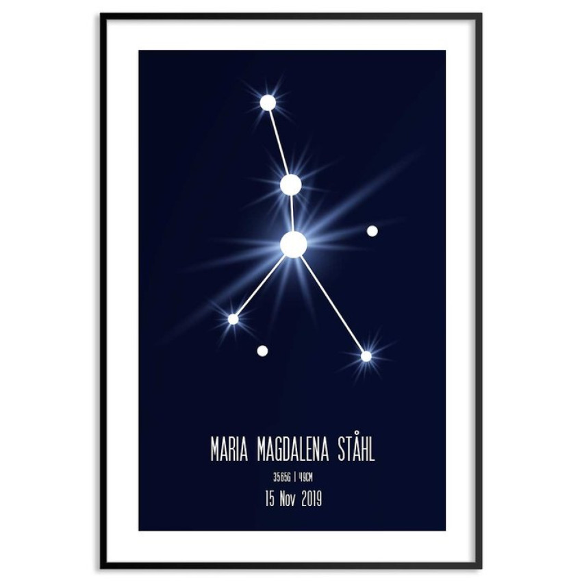 Kids personal cancer zodiac poster