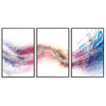 Abstract colorful music 50x70cm x 3 posters
