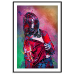 Abstract girl 50x70cm fashion poster