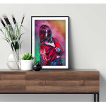Abstract girl 50x70cm fashion poster