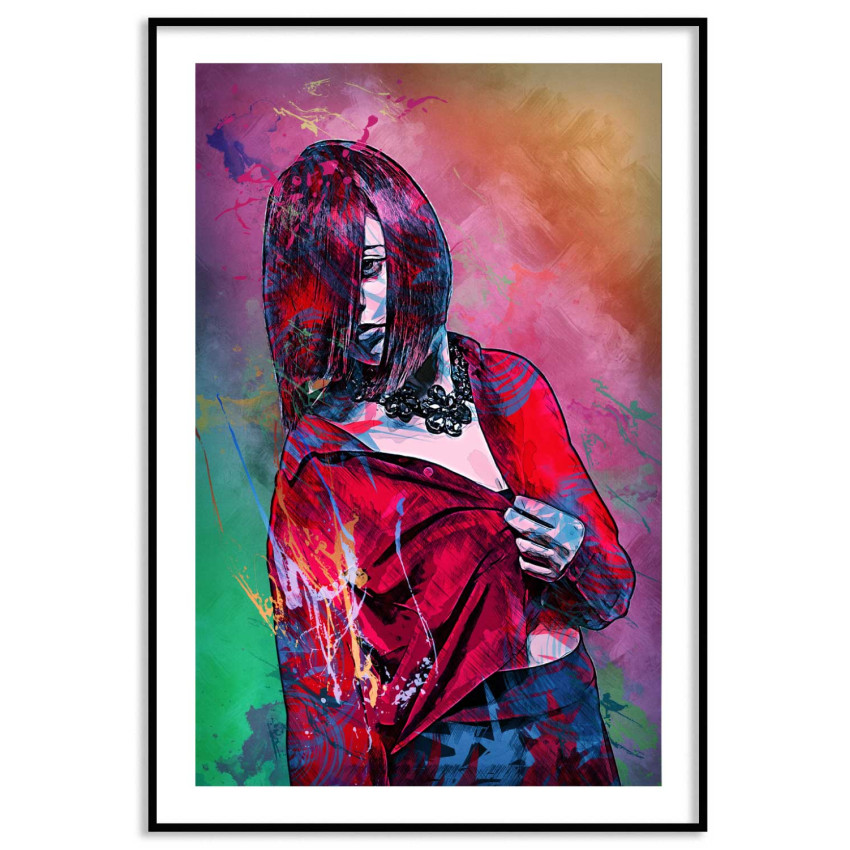 Abstract girl 50x70cm fashion poster