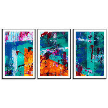 Abstract modern art 50x70cm x 3 posters