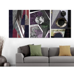 Abstract Retro - Poster in Three Pieces